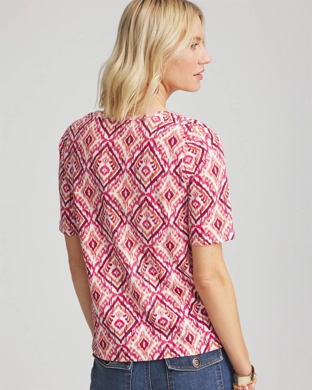 Ikat Slub Short Sleeve Tee - image 3
